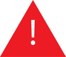 WARNING - Red Triangle