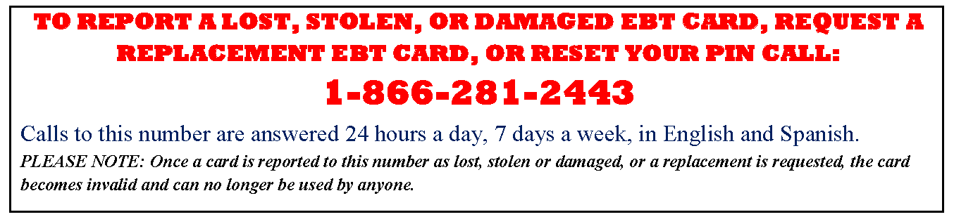 Make sure your EBT card is secure by using these features via cardholder. ebtedge.com: 1. PIN Select allows you to set a new PIN. 2.…